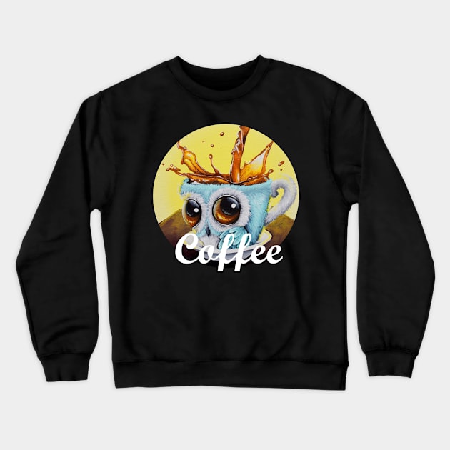 coffee Crewneck Sweatshirt by Artelies202